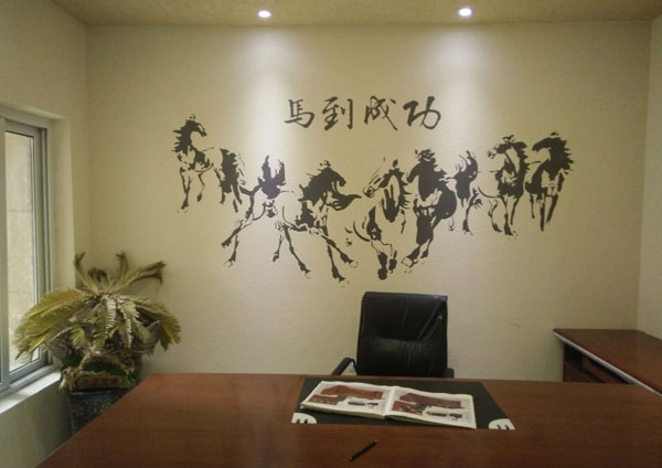 硅藻泥辦公室裝修 空氣清新自然